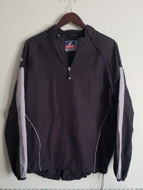 Majestic Black Baseball Warm-Up Jacket